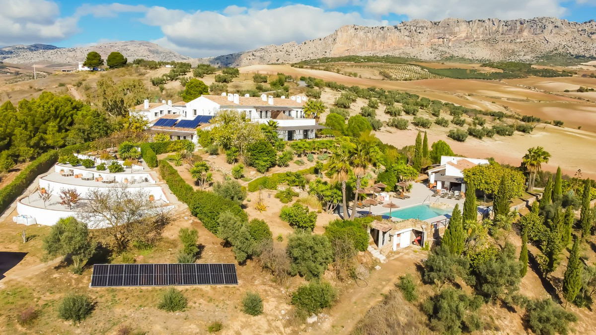 Luftfoto af finca'en