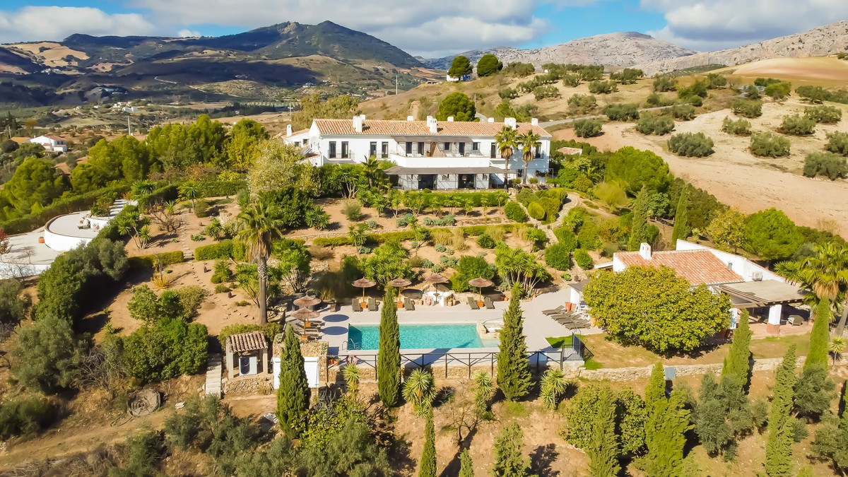 Finca Concepción i det andalusiske landskab